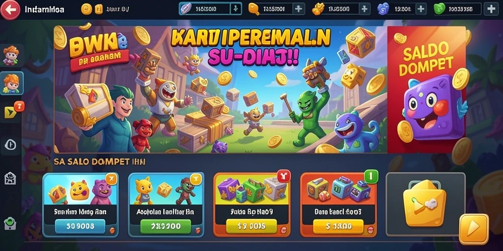 Tema permainan yang beragam dan menyenangkan.