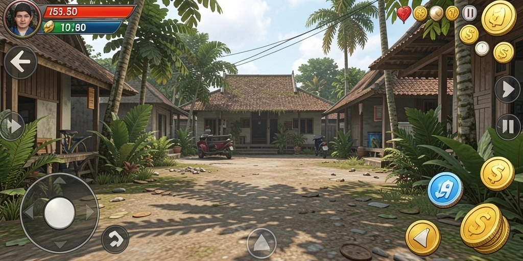 Fitur interaksi multiplayer yang memudahkan bersaing dengan teman.