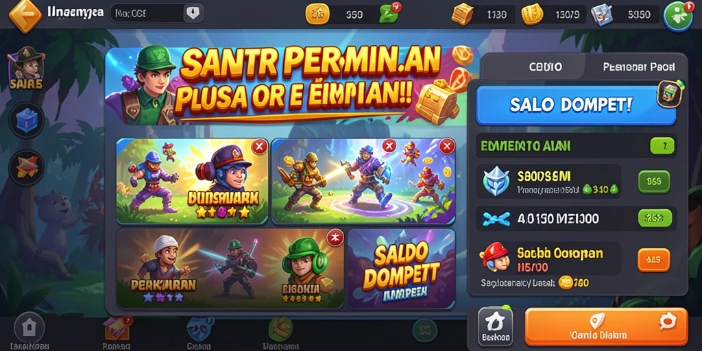 Ilustrasi fitur multiplayer yang memungkinkan permainan bersama teman.