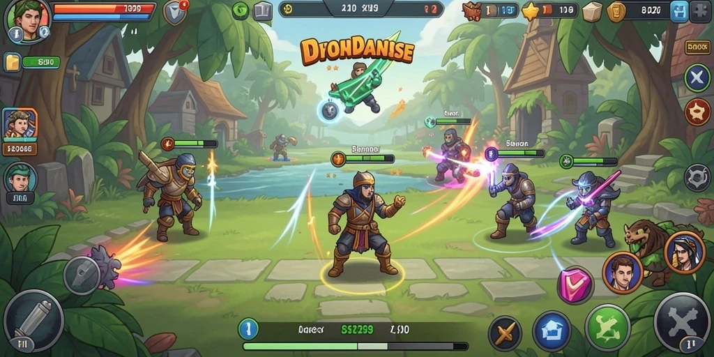 Mode multiplayer yang memungkinkan interaksi sosial.